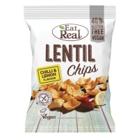 Eat Real Lentil Chilli and Lemon - 12 x 40g pack