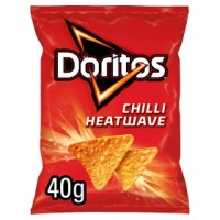 Doritos Chilli Heatwave Tortilla Chips - 32 x 40g bags