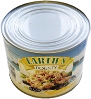 Earth Bounty Tuna Chunks in Brine - 6 x 1.88kg tins