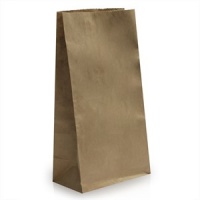 Brown Paper Bags - 250 (150 x 310 x 80mm)