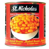 St Nicholas Baked Beans - Single Tin