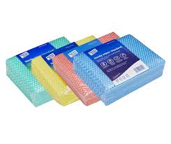 Green All Purpose Large Cleaning Cloths - Pack of 50