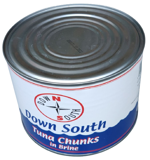 Down South Tuna Chunks in Brine- 1 x 1.88kg tin