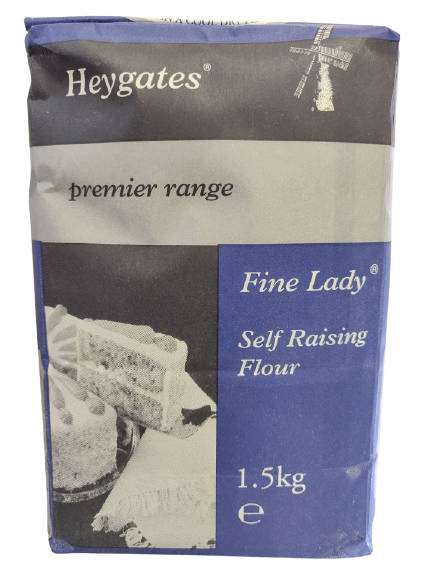 Heygates Finest Self Raising Flour - 6 x 1.5kg bags