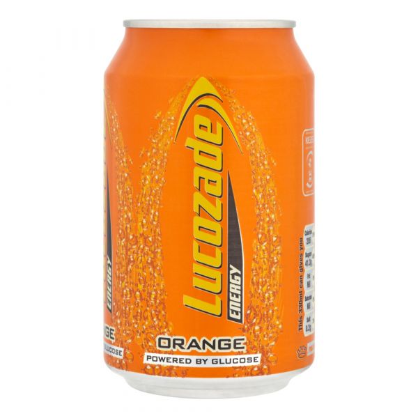 Lucozade Orange Cans - 24 x 330ml