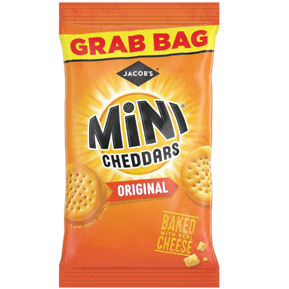 Jacob's Mini Cheddars Original Grab Bags - 30 x 45g