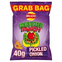 Monster Munch Pickled Onion - 30 x 40gm Grab Bags