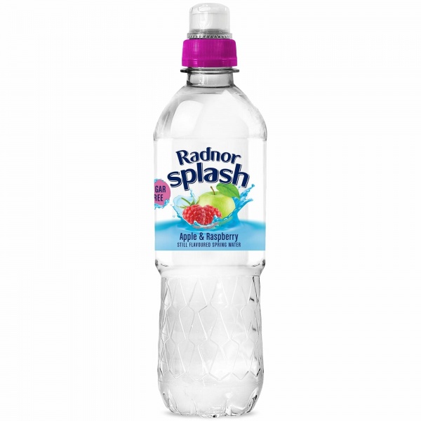 Aqua Splash Apple and Raspberry Flavoured Still Water - 24 x 500ml