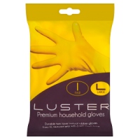 Yellow Rubber Gloves - 1 x large