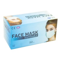 Disposable 3ply Face Masks - Box of 50