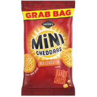Jacob's Mini Cheddars Red Leicester Grab Bags - 30 x 45g