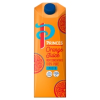 Princes Orange Juice - 12 x 1 litre cartons