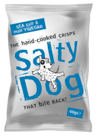 Sea Salt and Malt Vinegar Salty Dog Crisps - 30 x 40g