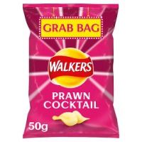 Walkers Prawn Cocktail Crisps - 32 x Grab Bags