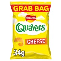 Walkers Quavers Crisps - 32 x Grab Bags